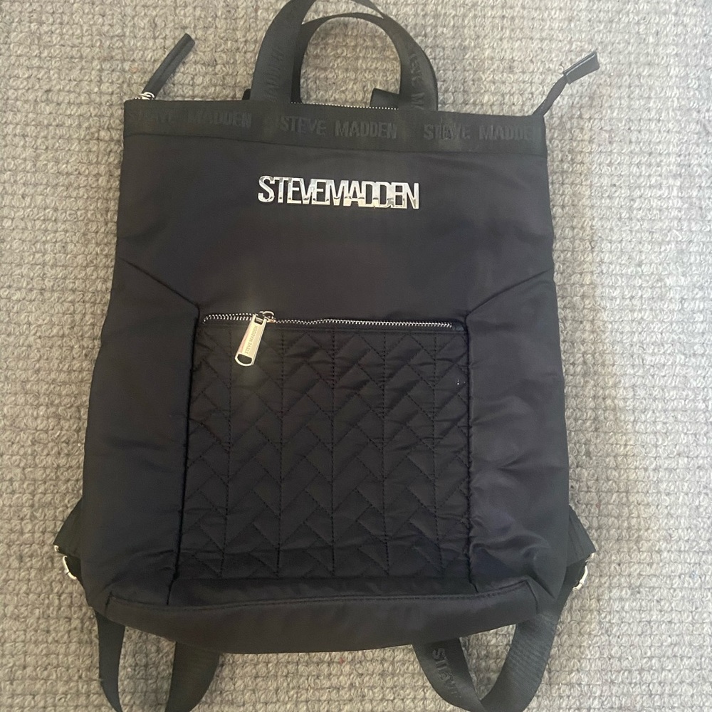 Black Steve Madden Backpack